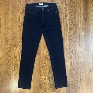 Paige Skyline Ankle Peg Womens‎ Jeans Size 26 Dark Wash Denim Stretch